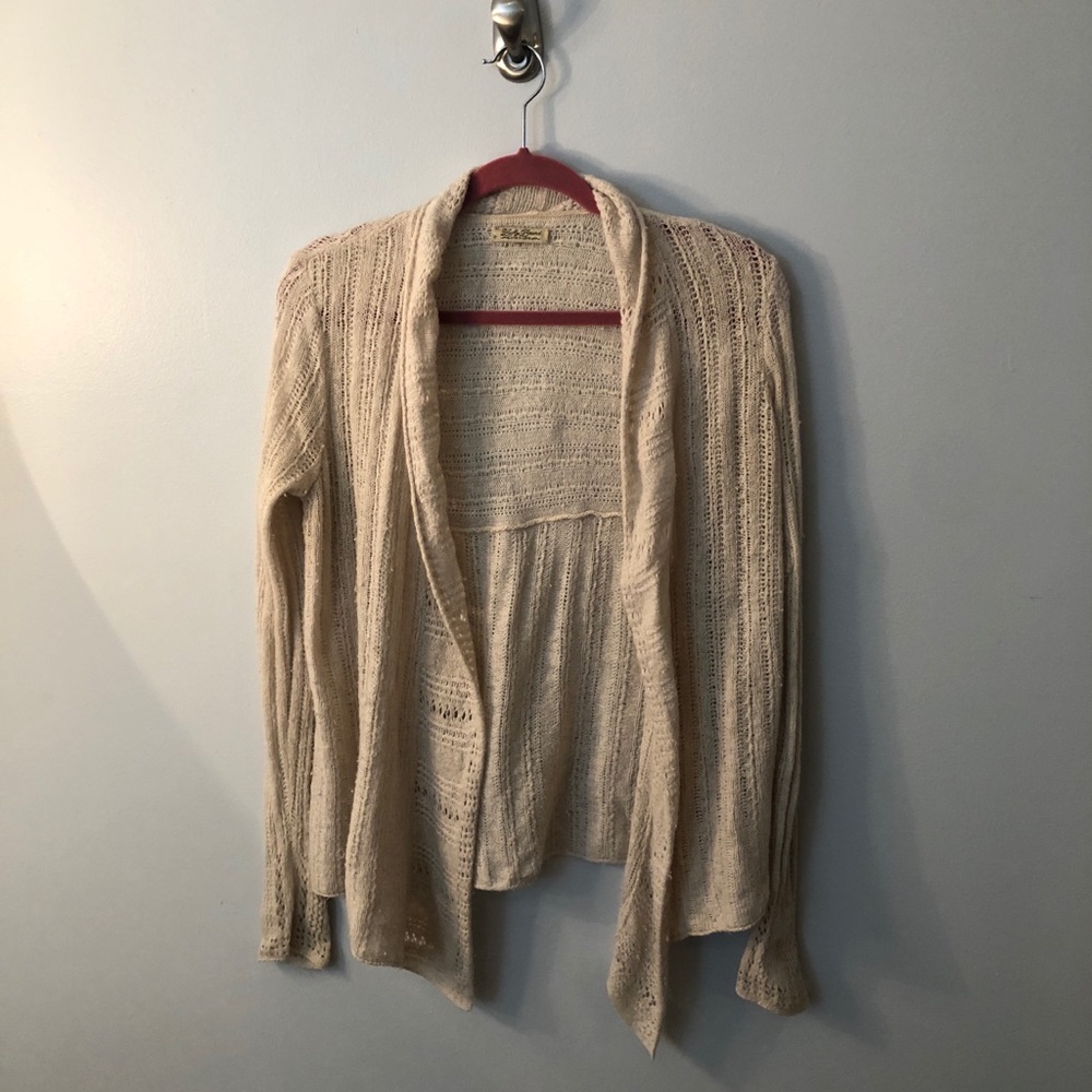 Cream cardigan